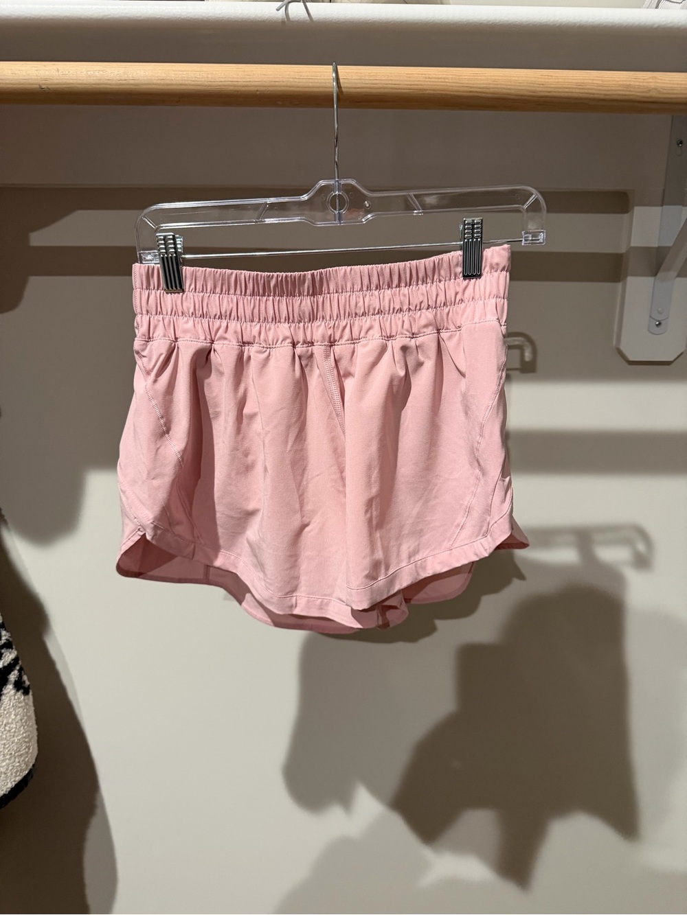 Lululemon Track That Pink Haze 3” — Size: 8 — NWOT
